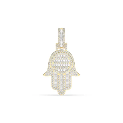 Mens Hamsa (Hand of Fatima) Pendant