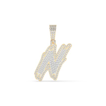 Mens Signature N Pendant