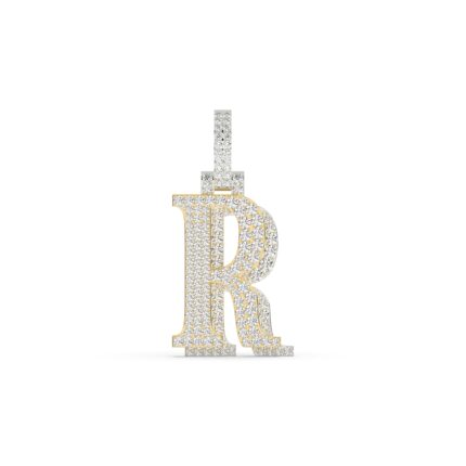 Mens Signature R Pendant