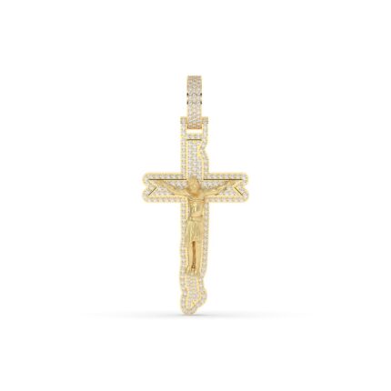 Mens Ascension Crucifix Pendant