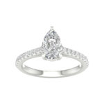 14K 1.25CT  Certified Lab Grown Diamond Ring ( IGI Certified )