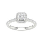 14k 1.00CT Certified Lab Grown Diamond Ring ( IGI Certified )