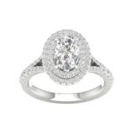 14K 2.00CT Certified Lab Grown Diamond Ring ( IGI Certified )