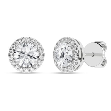 14K 2.25ct Certified Lab Grown Diamond Earrings