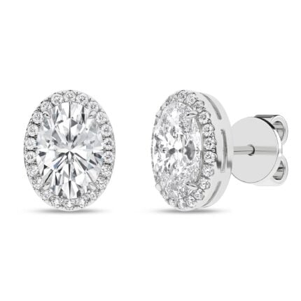 14K 2.25ct Certified Lab Grown Diamond Earrings