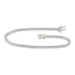 14K White Gold 1.00CT Certified Lab Grown Diamond Bracelet