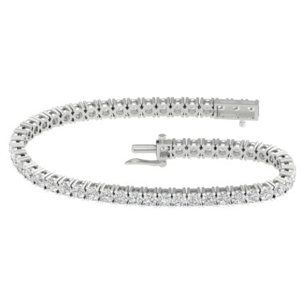 14K 6.00CT  Certified Lab Grown Diamond Bracelet