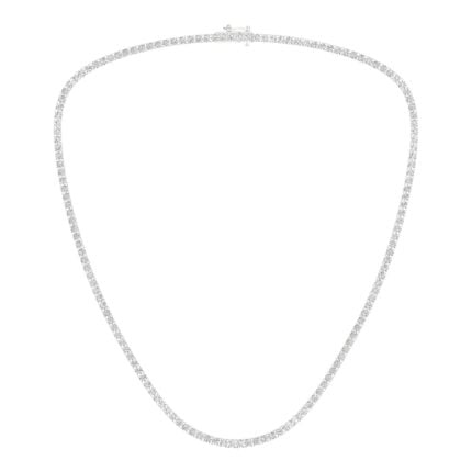14K 10.00CT Certified Lab Grown Diamond Necklace ( IGI Certified )