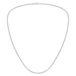 14K 15.00CT Certified Lab Grown Diamond Necklace ( IGI Certified )