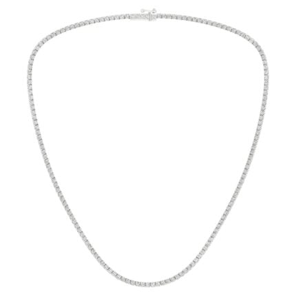 14K 7.00CT Certified Lab Grown Diamond Necklace ( IGI Certified )