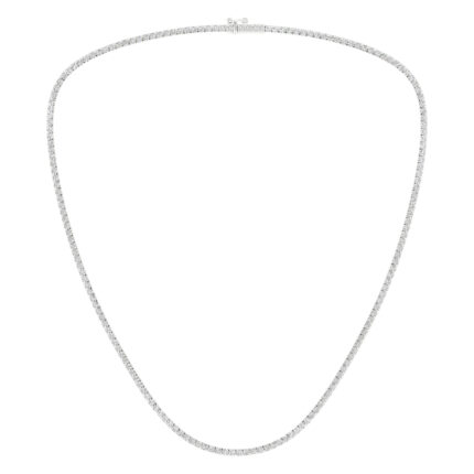 14K 5.00CT Certified Lab Grown Diamond Necklace ( IGI Certified )