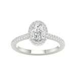 14K 1.25CT Certified Lab Grown Diamond Ring ( IGI Certified )