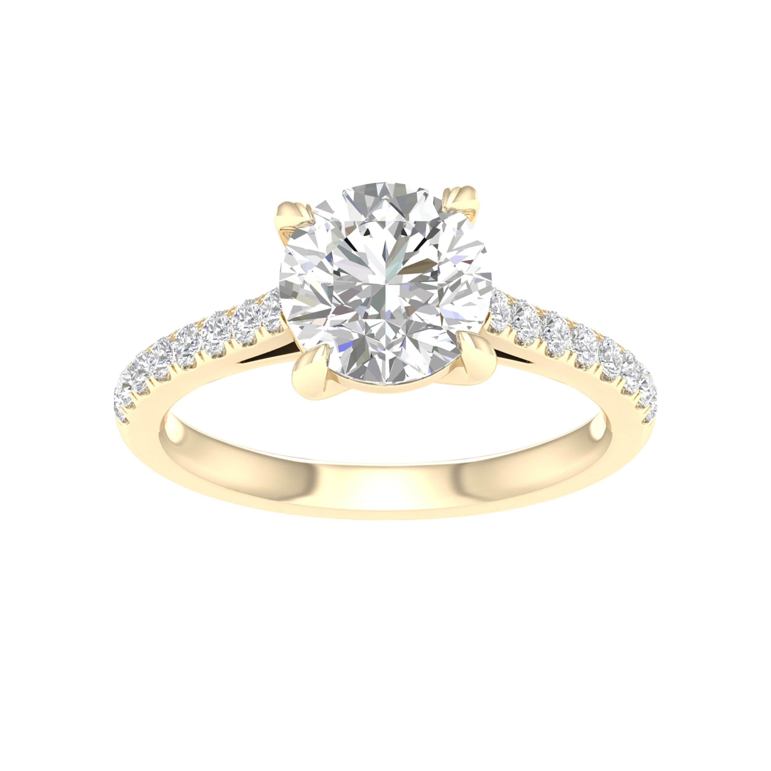 14K 2.25CT Certified Lab Grown Diamond Ring ( IGI Certified ) - Image 1