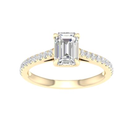 14K 1.25CT Certified Lab Grown Diamond Ring ( IGI Certified )