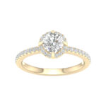 14K 1.25CT Certified Lab Grown Diamond Ring ( IGI Certified )