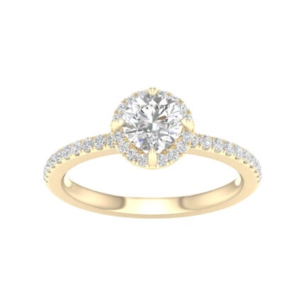 14K 1.25CT Certified Lab Grown Diamond Ring ( IGI Certified )