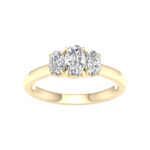 14K 1.00CT  Certified Lab Grown Diamond Ring ( IGI Certified )