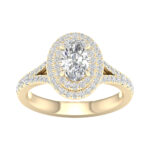 14K  1.25CT Certified Lab Grown Diamond Ring ( IGI Certified )