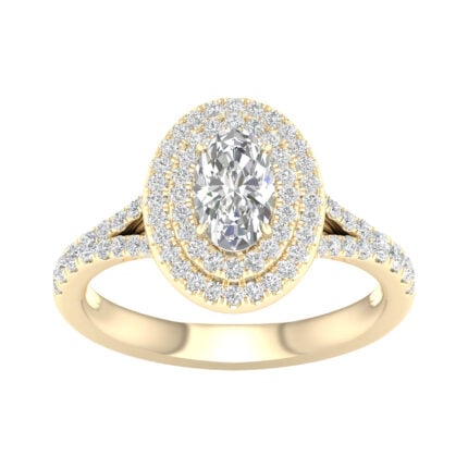 14K 1.50CT Certified Lab Grown Diamond Ring ( IGI Certified )