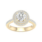 14K 2.00CT Certified Lab Grown Diamond Ring ( IGI Certified )