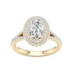 14K 2.00CT Certified Lab Grown Diamond Ring ( IGI Certified )