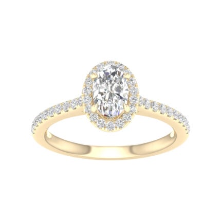 14K 1.00CT Certified Lab Grown Diamond Ring ( IGI Certified )