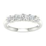 14K White Gold 1.00CT Lab Grown Diamond Band