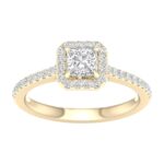 14K 1.00ct Lab Grown Engagement Ring