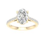 14K 2.25CT Certified Lab Grown Diamond Ring ( IGI Certified )
