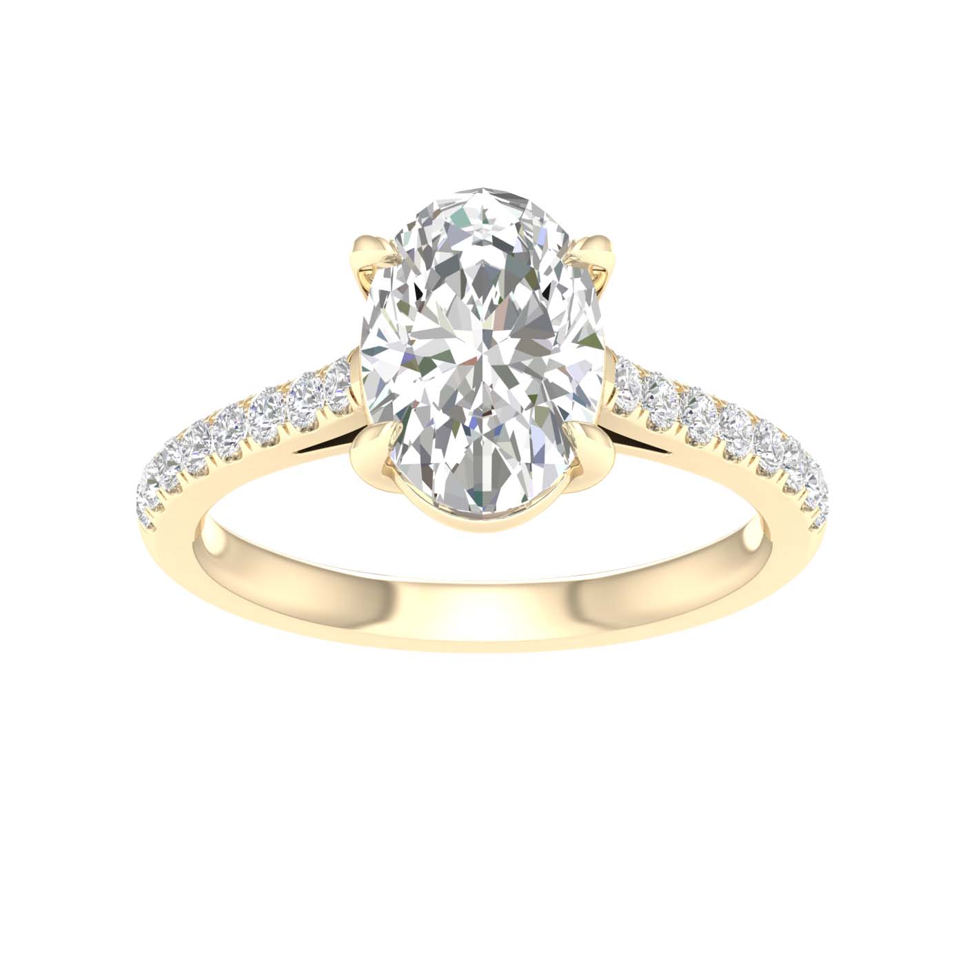 14K 2.25CT Certified Lab Grown Diamond Ring ( IGI Certified ) - Image 1