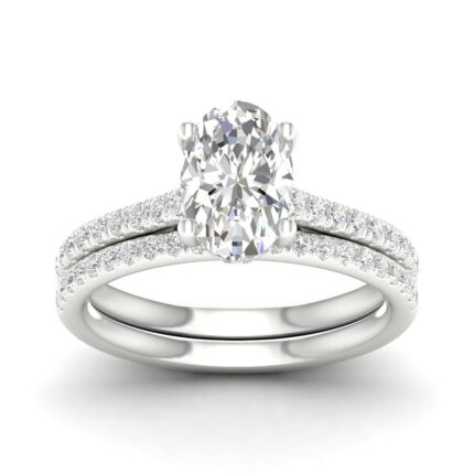 Platinum  2.50CT  Lab Diamond Bridal Ring