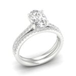 2.50CT Oval Diamond Bridal Set - Image 2