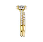 14K Yellow Gold 2.50CT Oval Diamond Bridal Set - Image 2