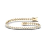 14K Yellow Gold 3.00CT Lab Diamond Bracelet