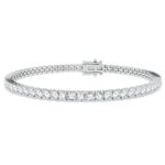 14K White Gold 3.00CT Lab Grown Diamond Bracelet