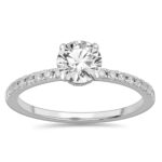 14K 1.00CT Certified Lab Grown Diamond Ring