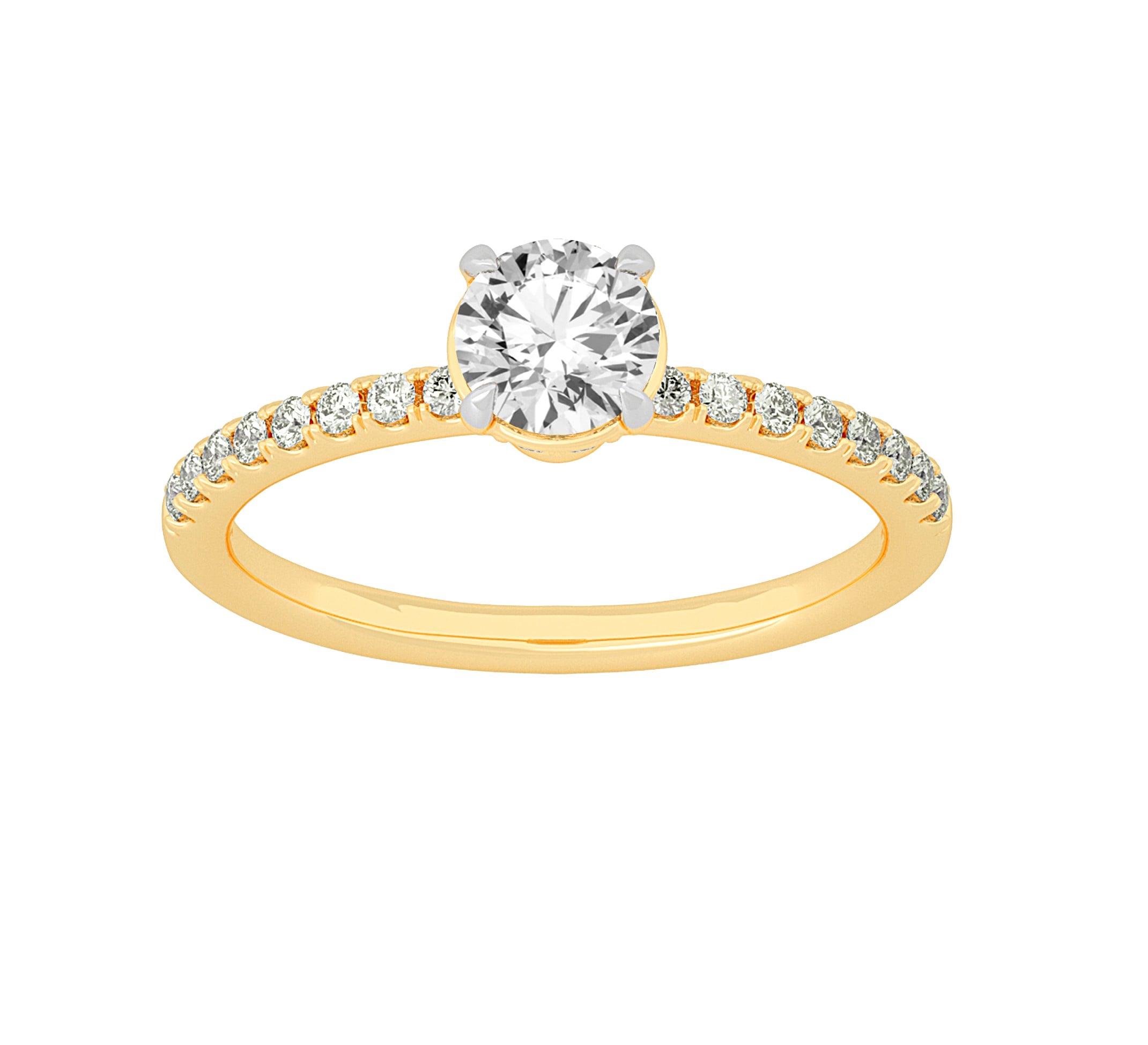 14K 1.00ct Engagement Ring - Image 1