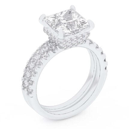 14K 2.41CT Lab Grown DiamondBridal Set