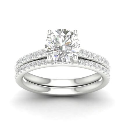 Platinum 2.50CT  Lab Diamond Bridal Ring