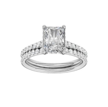 Platinum  2.50ct Lab Grown Diamond Bridal Set