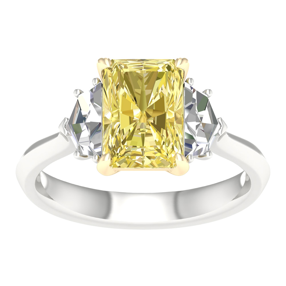 14K 2.91CT Lab Grown Diamond Engagement Ring - Image 1