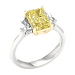 14K 2.91CT  Lab Grown Diamond Engagement Ring - Image 4