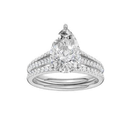 Certified Lab Grown 14K 2.40CT Diamond Bridal Set