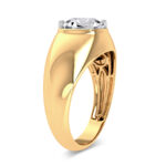 Men's 2ct Lab Grown Diamond Solitaire Ring in 14K Yellow Gold - Image 2
