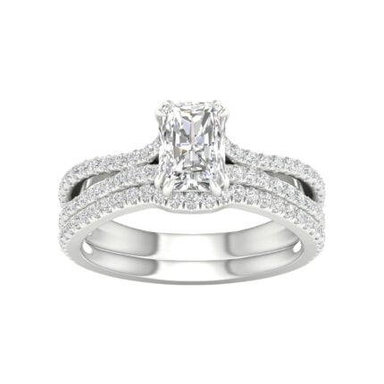 14K 1.50CT Lab Grown Diamond Bridal Set