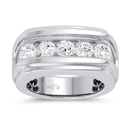 14K 2.00CT Certified Lab Grown Mens Ring