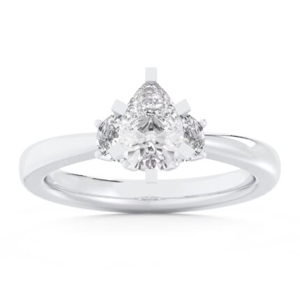 14K 3.40CT Engagement Ring