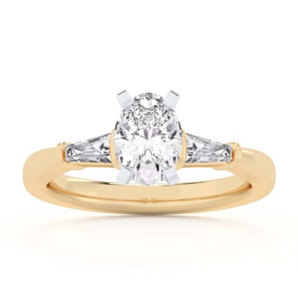 14K 2.50CT  Lab Grown Engagement Ring