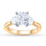 14K 1.30CT Lab Grown Engagement Ring