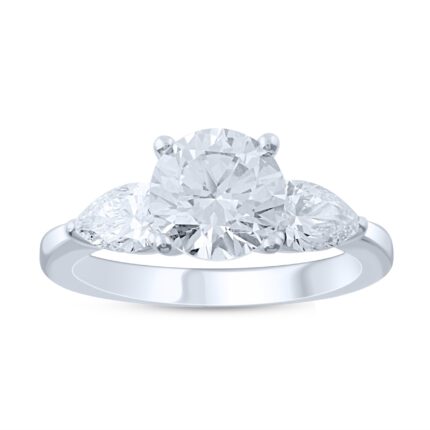 14K 3.80CT Lab Grown Diamond Bridal Ring